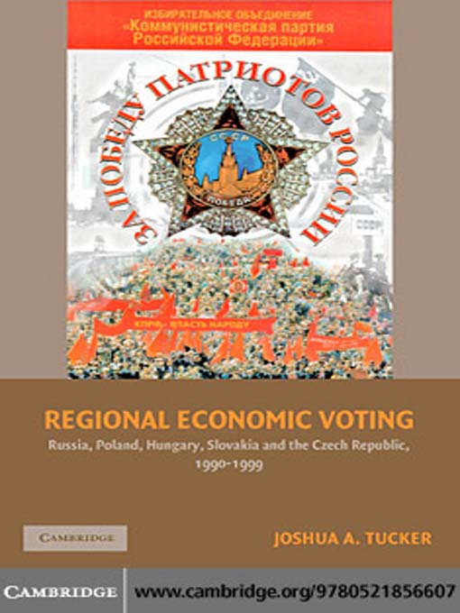 Title details for Regional Economic Voting by Joshua A. Tucker - Available